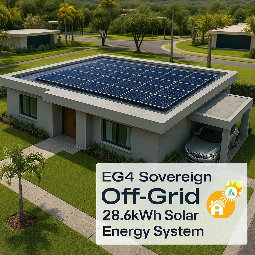 🌞 Sistema Solar Fuera de la Red | EG4-Sovereign 28.6kWh