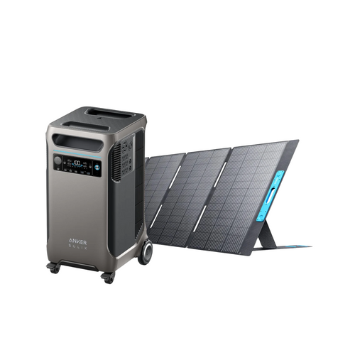 Anker SOLIX F3800 Solar Generator + Solar Panel For Anker SOLIX F3800 Solar Generator | Choose 400W or 800W Anker Solar Panels