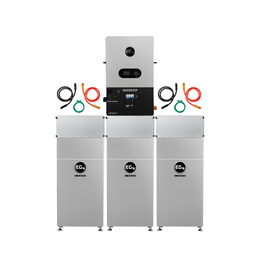 🔋Kit Solar (Backup) EG4 12000XP con Baterías LFP Outdoor (16–64 kWh)-PR