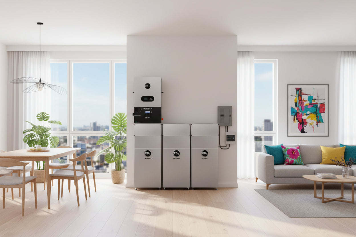 🔋Kit Solar (Backup) EG4 12000XP con Baterías LFP Outdoor (16–64 kWh)-PR