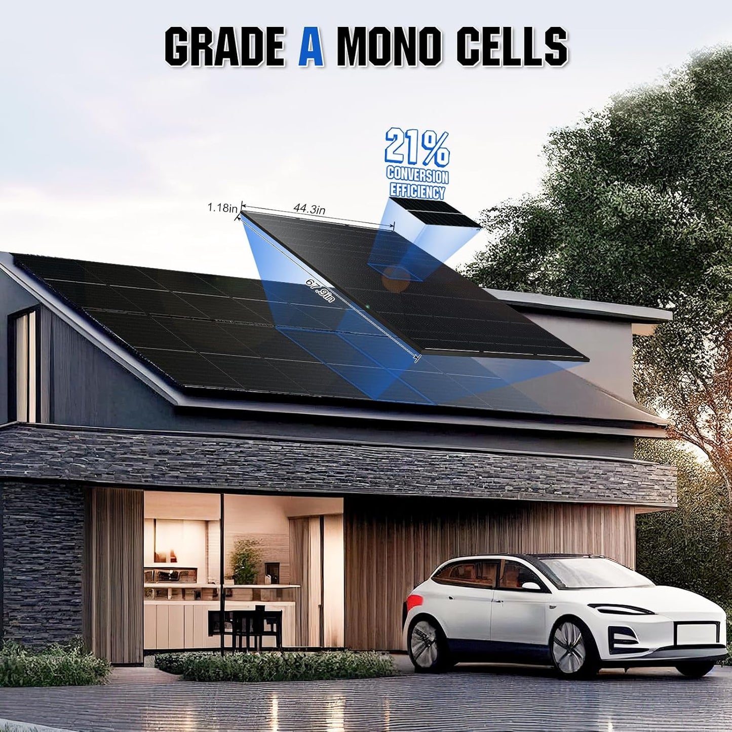 ECO-WORTHY 10000W Output Complete Off-Grid Solar Panel Kit for Home| 10KW 120V/240V Output Split Phase Inverter| 48V 314Ah16.1kWh High Capacity Energy Storage| 4920 Watts Solar Panel PV