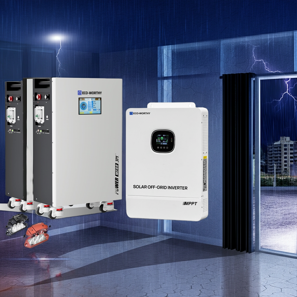 High‑Capacity Premium Affordable Backup with Installation | 32 kWh LiFePO₄ Indoor System | 10kW Inverter | Ideal for Apartments