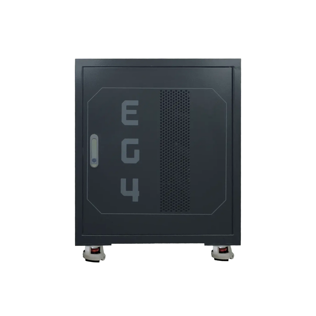 🔋Combo Baterías EG4 LLS LiFePO4 48V 15,3kWh + Rack con ruedas y puerta de 3 Ranuras