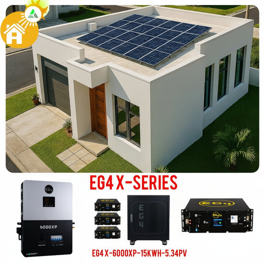 ☀️ EG4 X-6000XP-15kWh-5.34PV | Sistema Solar Autoconsumo